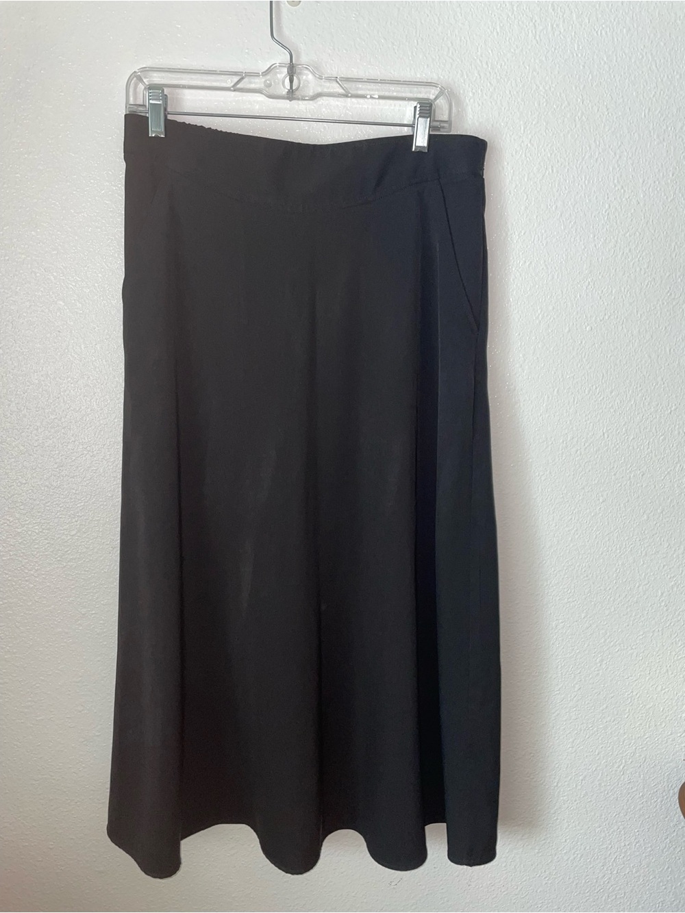 Classic Max Studio Black A-Line Women's Skirt